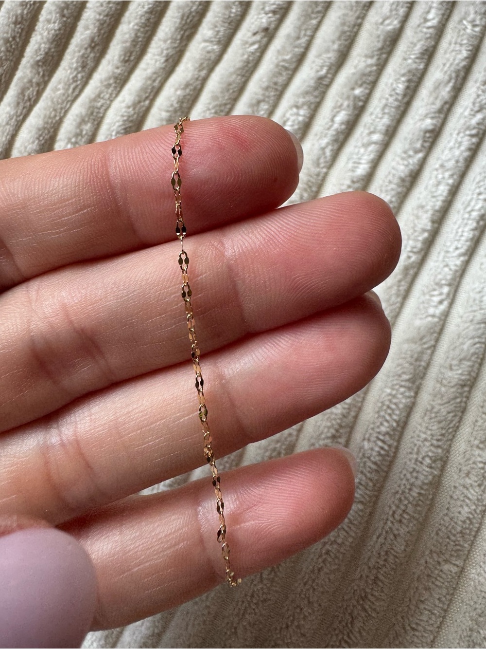 10K SOLID GOLD MIRROR 1.5MM 7"
Spring Ring Clasp